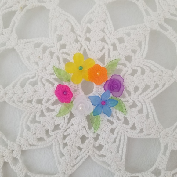 🌸 Medium One-of-a-kind Unique Handmade Boho Dream Catcher Wall Home Decor - Picture 6 of 7